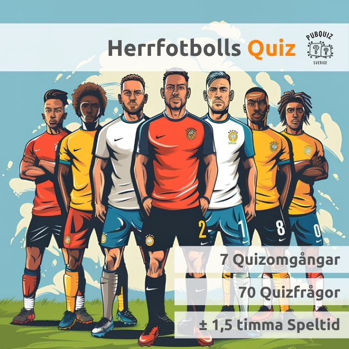 Herrfotbollsquiz - produkt - framsida