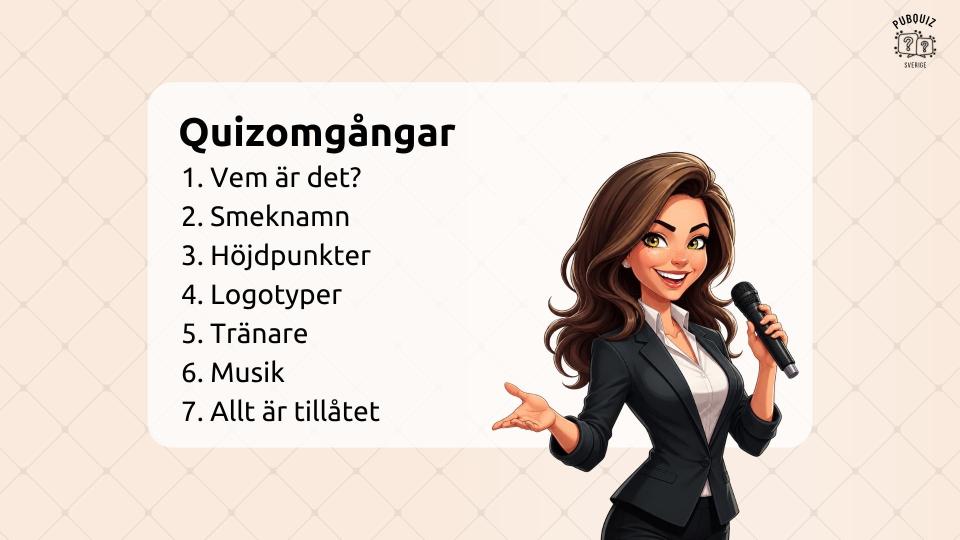 HerrfotbollsQuiz- exempel - innehåll